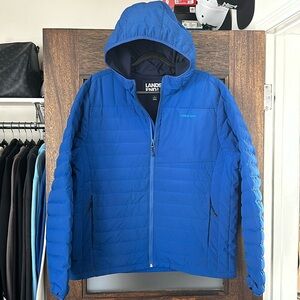 Lands End Puffer Jacket - L